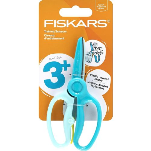 Fiskars® Training Scissors, Turquoise