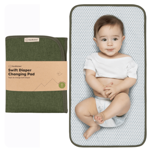 Keababies Swift Diaper Changing Pad (Olive)