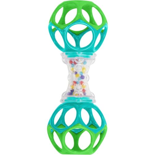 Bright Starts Oball Shaker Rattle Toy, Ages Newborn Plus