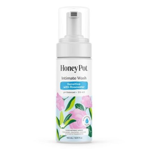 Honey Pot Intimate Wash - Sensitive with Rosewater - 5.51 fl oz