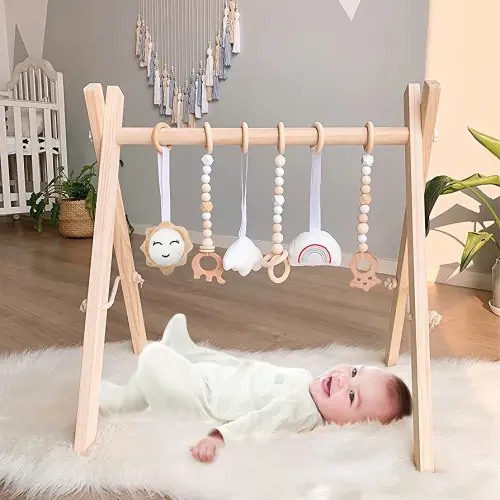 Wood City Wooden Baby Play Gym