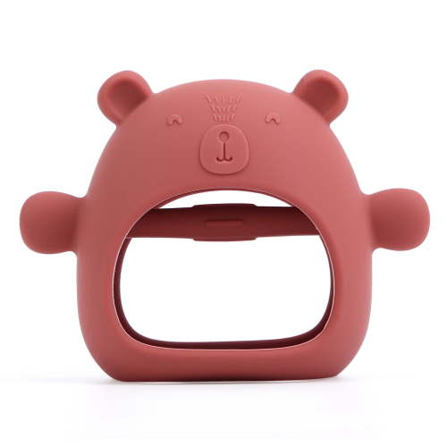 Baby Teething Toys, Silicone Baby Teether Toy for Infants 3+ Months, Never Drop Silicone Baby Mitten Teether for Soothing Teething Pain Relief, Baby Chew Toys for Sucking Needs, BPA Free