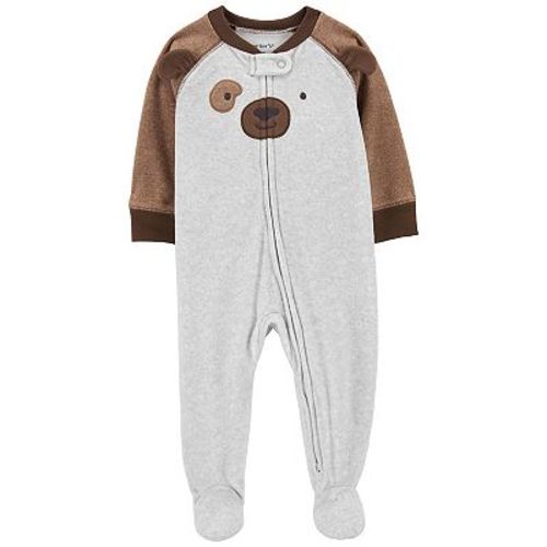 Baby Boy Carter's Dog Fleece Zip-Up Footie Sleep & Play