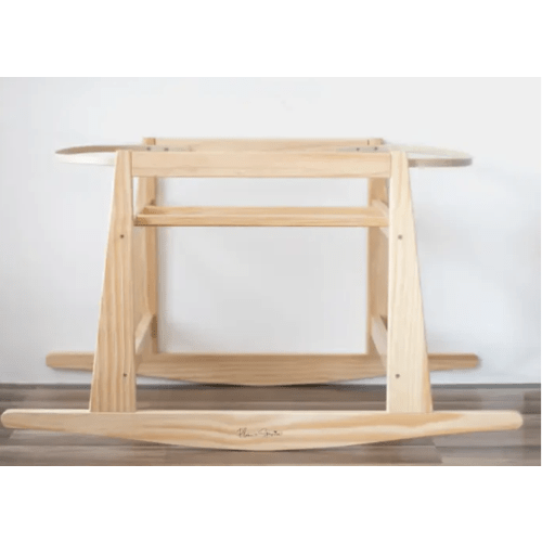 African Moses Bassinet Rocking Stand with Brake