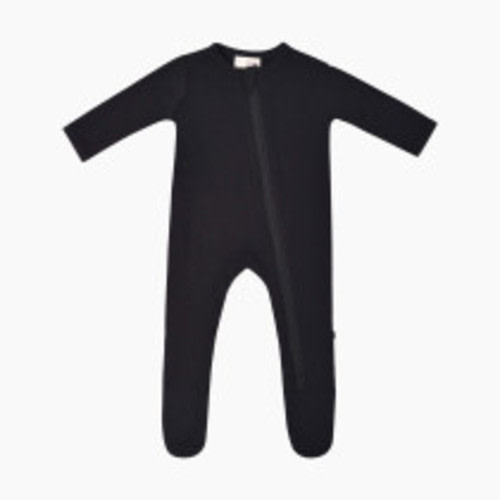Kyte Baby Zipper Footie - Midnight, 0-3 M