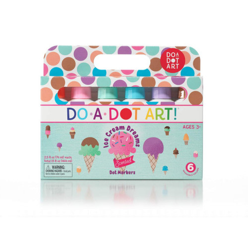 Do-A-Dot Art Ice Cream Scented Markers, 6 pack - The Fun Company