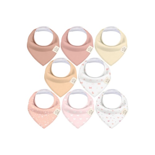 8-Pack Organic Bandana Bibs