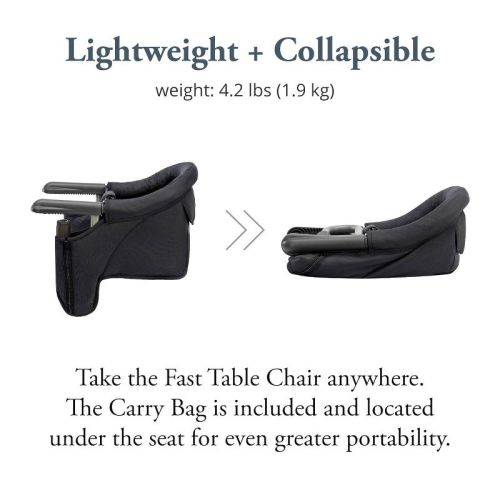 Inglesina Fast Table Hook On High Chair - Black