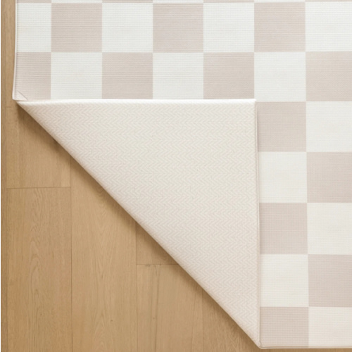 Padded Play Mat - Checkers & Herringbone