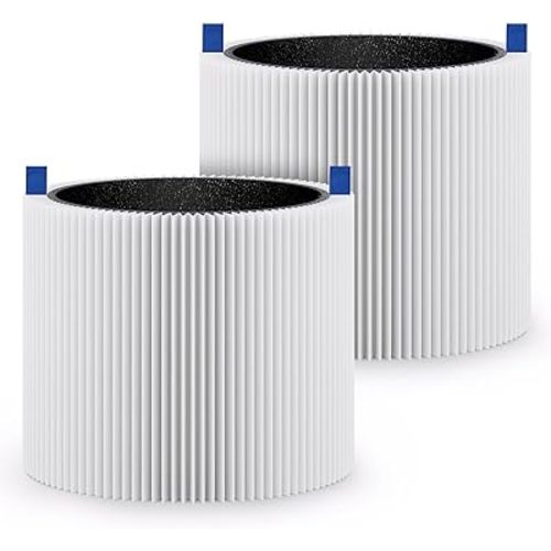 2 Pack Mini Max Replacement Filter Compatible with Blueair Blue Pure Mini Max Air Purifier, FMINI Replacement Filter for Mini Max Blue Pure Air Purifier, Premium H13 HEPA Particle + Carbon Filter