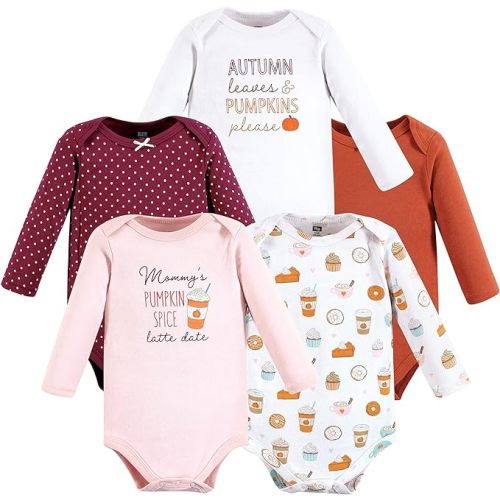 Baby Cotton Long-sleeve Bodysuits 0-3M