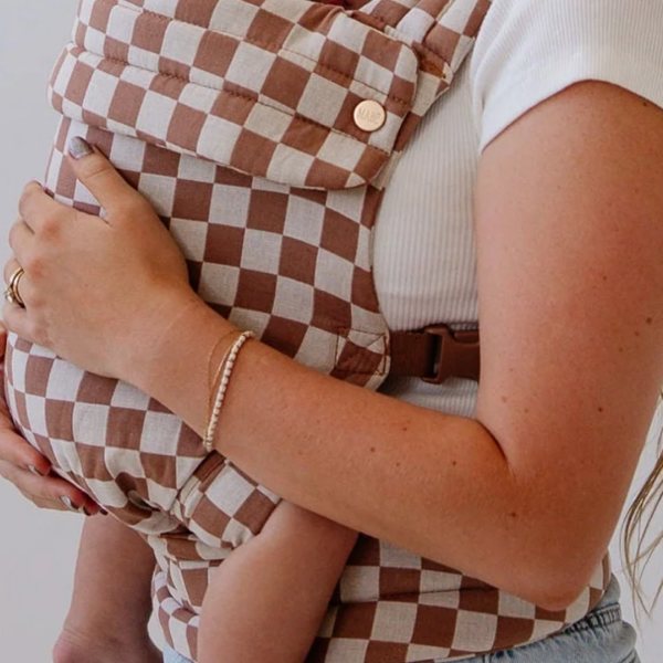 The Monarch Baby Carrier - Mocha Check – Mabē