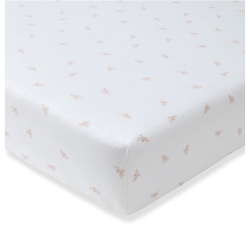 Golden Bee Organic Cotton Fitted Crib Sheet Ranunculus
