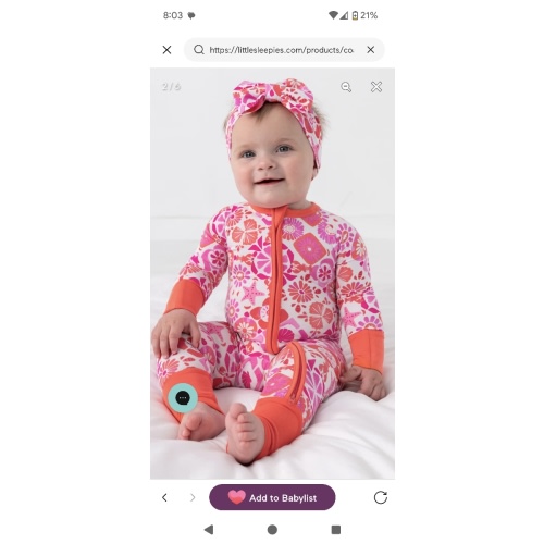 Coastal Gems Zippy – Little Sleepies