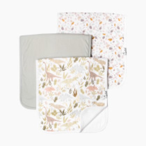 Copper Pearl Printed Burp Cloth Set - Rex