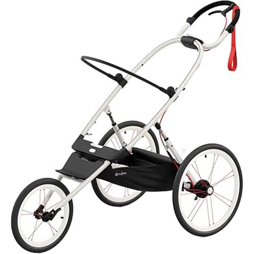 Cybex AVI Jogging Stroller Frame in Cream + Orange