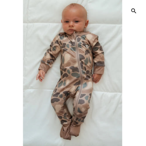 Baby Zip Up - Pintail Camo – BURLEBO