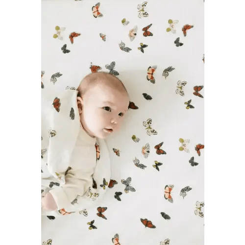 Butterfly Migration Crib Sheet