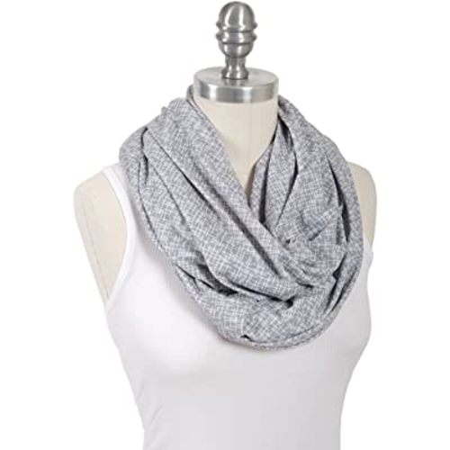 Bebe au Lait Premium Jersey Nursing Scarf, Lightweight and Breathable Cotton, One Size Fits All - Lexington