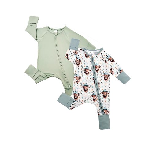 Bow Dream Baby Bamboo Rayon Romper Girl Footless Viscose Newborn Infant Footie Outfits Mitten Cuffs Toddler Boy Clothes
