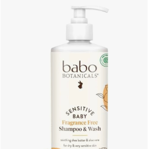 Babo Botanicals Fragrance-Free 2-in-1 Baby Shampoo & Wash