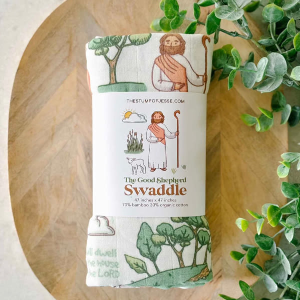 The Good Shepherd Muslin Swaddle