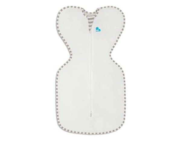 Love to Dream Swaddle UP, Organic Cotton, Baby Sleep Sack, Self-Soothing Swaddles for Newborns, Get Longer Sleep, Secure Fit Helps Calm Startle Reflex, Newborn Essentials for Baby, Cream