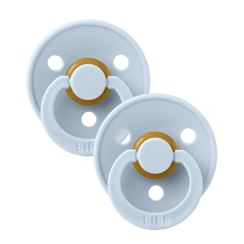 Bibs Pacifiers - Baby Blue/Baby Blue