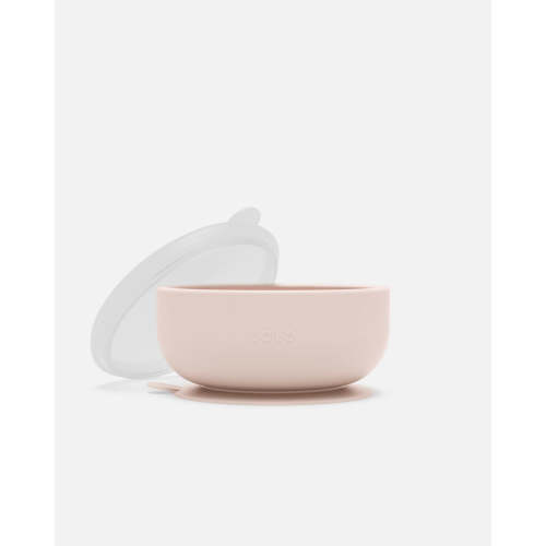 Suction Bowl + Lid - Grapefruit / 1 Pack
