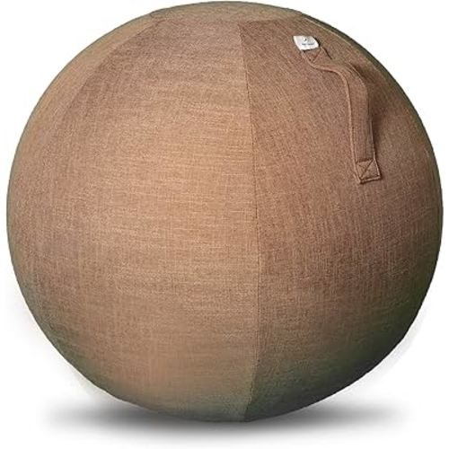 ProBody Pilates Yoga Ball Chair - Exercise Ball Chair for Office Desk with Cover for Posture Support (24 in)