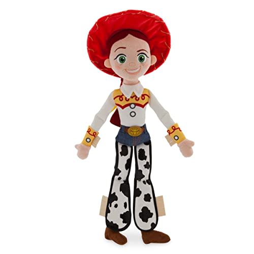 DISNEY STORE Official Toy Story Plush, Jessie, Iconic Cuddly Toy Character with Embroidered Eyes and Soft Plush Features, Suitable for All Ages