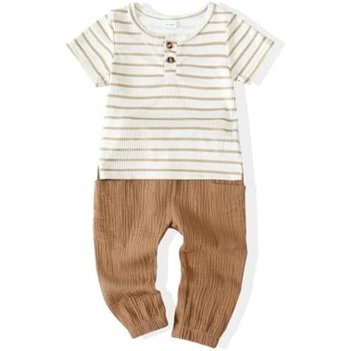 Baby Boy Clothes Toddler Infant Boys Outfits Shirt Top Pants Clothing Sets