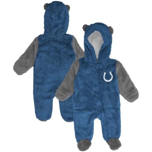 Outerstuff Newborn & Infant NFL Stay Napping Fleece Bunting Full-Zip Sleeper