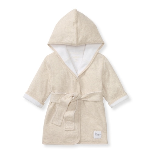 Organic Cotton Knit Terry Hooded Robe - Little Ducks