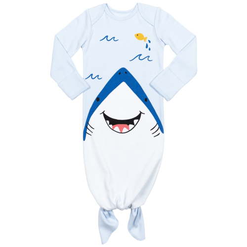 Funstuff Long Sleeve Swaddle Sleeper Gown Newborn to Infant