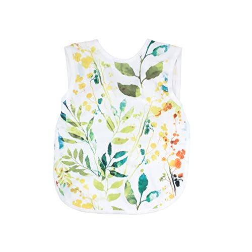 BapronBaby Autumn Leaves Bapron - No Neck Tie Safer Bib for Baby & Toddler - Soft Waterproof Stain Resistant - Machine Washable - Sz Baby/Toddler 6m-3T