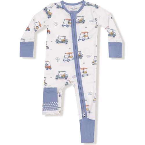 Convertible Romper, Blue Golf Carts - Angel Dear | Maisonette