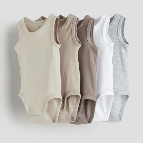 5-pack Cotton Bodysuits