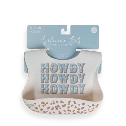 Silicone Bibs Howdy Partner