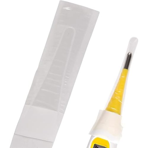 MABIS Disposable Probe Covers for Digital Thermometers, Box of 500, Can be Used Orally, Rectally or Under the Arm