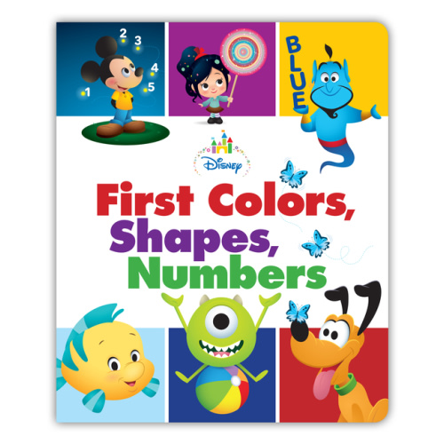 Disney Baby: First Colors, Shapes, Numbers (Board book)