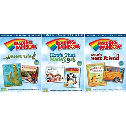 Reading Rainbow 6 Features: Desert Life / How's That Made / Man's Best Friend (3 Disc DVD Set)