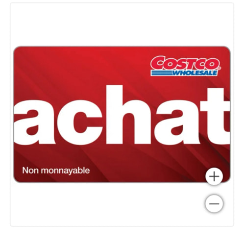 Carte Achat de Costco