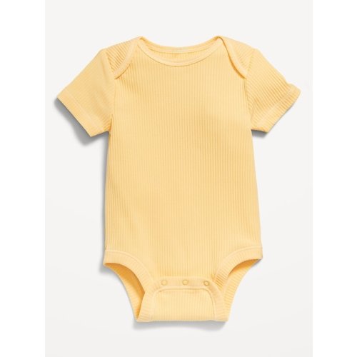 Short-Sleeve Ribbed Bodysuit for Baby