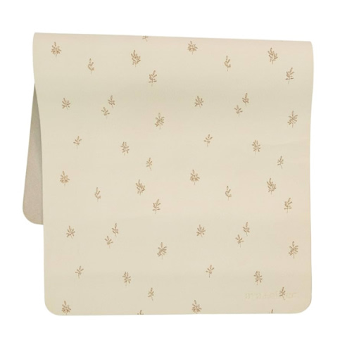 Vegan Leather Baby Changing Mat (16 X 30 in) - Multipurpose Wipeable and Portable Diaper Changing Pad - Foldable for Travel (Branches)