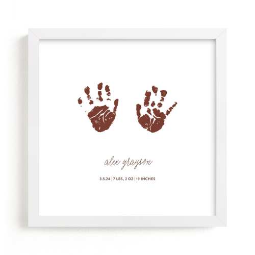 Custom Handprints as Art Completely Custom Art by Minted