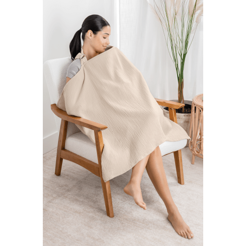 Muslin Nursing Cover, 100% Cotton - 1 Pack