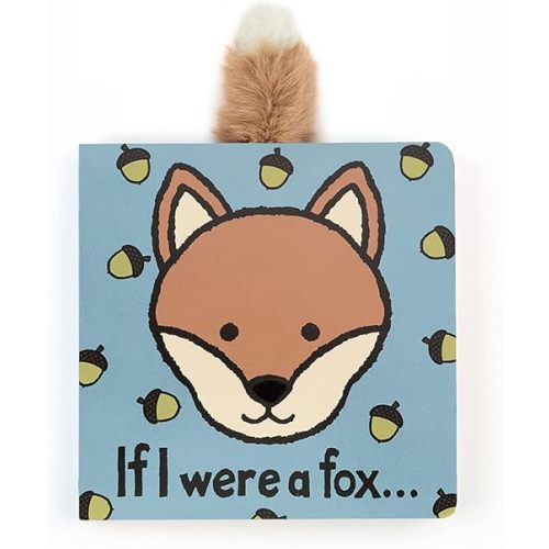 Jellycat If I were a Fox: A Touch and Feel Board Book Children's Book - Baby Gift