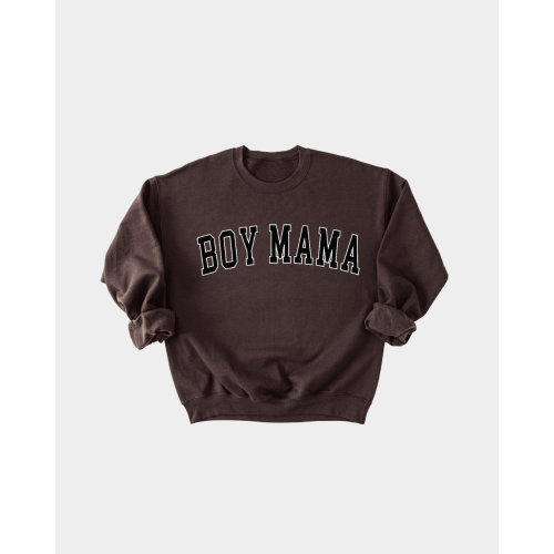 Boy Mama Varsity Pullover