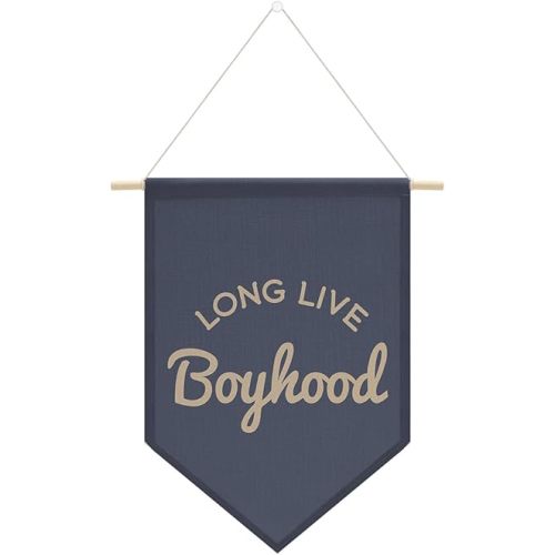 Funny Boys Bedroom Decor Canvas Banner Wall Decor Wall Hanging Pennant Flag Wall Art for Teen Boy Room Preschool Nursery Kids Front Decoration Playroom Toddler Bedroom Decoration Poster Print